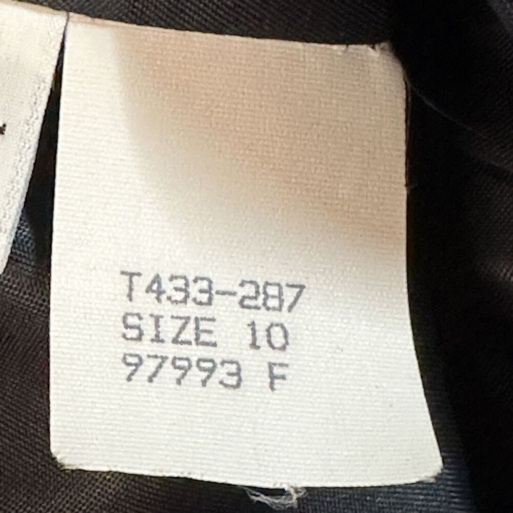 Vintage Pendleton Women Blazer Size 10 Blue Black Houndstooth 100% Virgin Wool - Picture 6 of 6